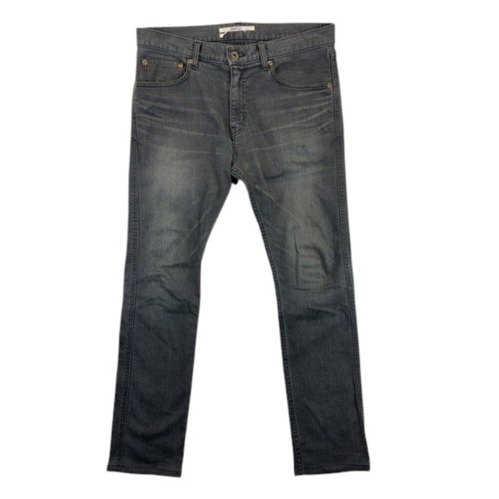 Robert Geller New York Jeans Men's 48 W33 Gray Denim Cotton Blend Pants